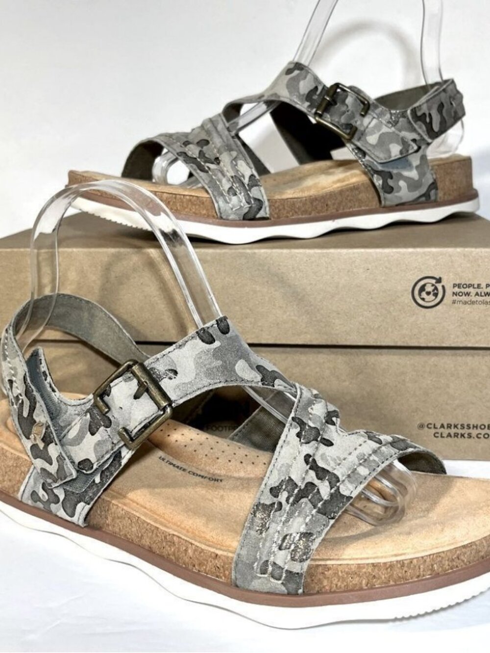 Clarks Collection Brynn Step Adjustable Sandals